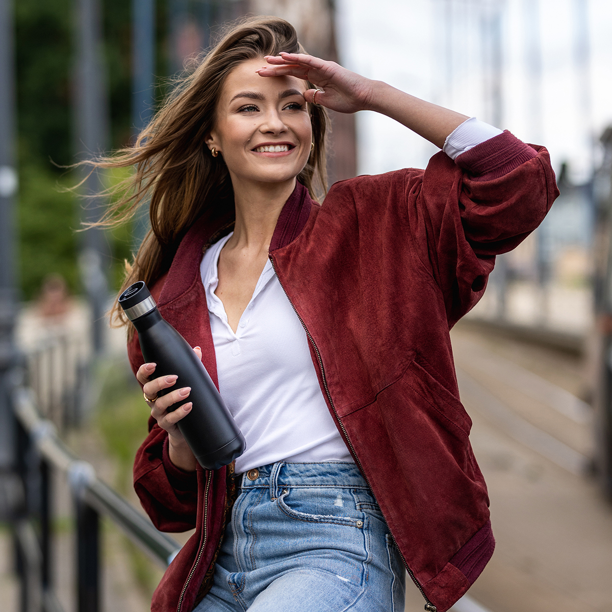 R08195.02 - Butelka termiczna z ustnikiem 360° Yakima 550 ml, czarny 