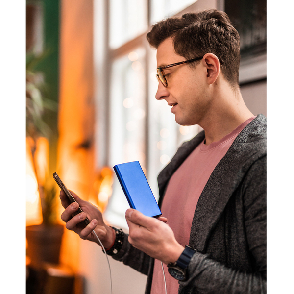 R64383.04 - Power bank 10000 mAh Banco, niebieski