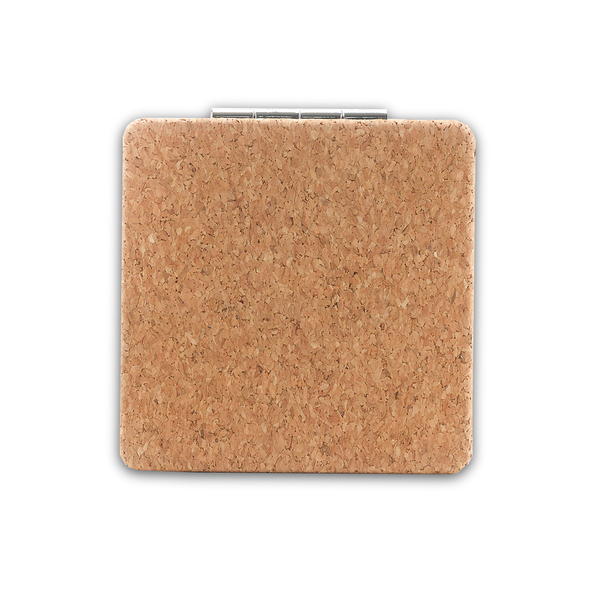 R73529.13 - Lusterko w korkowej obudowie, beżowy 