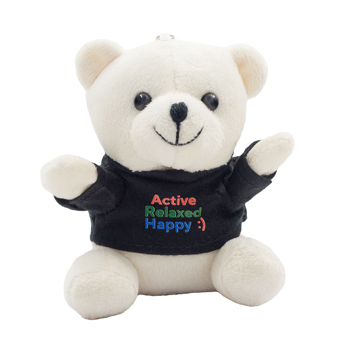 R74047.06 - Miś brelok Ollie, biały 