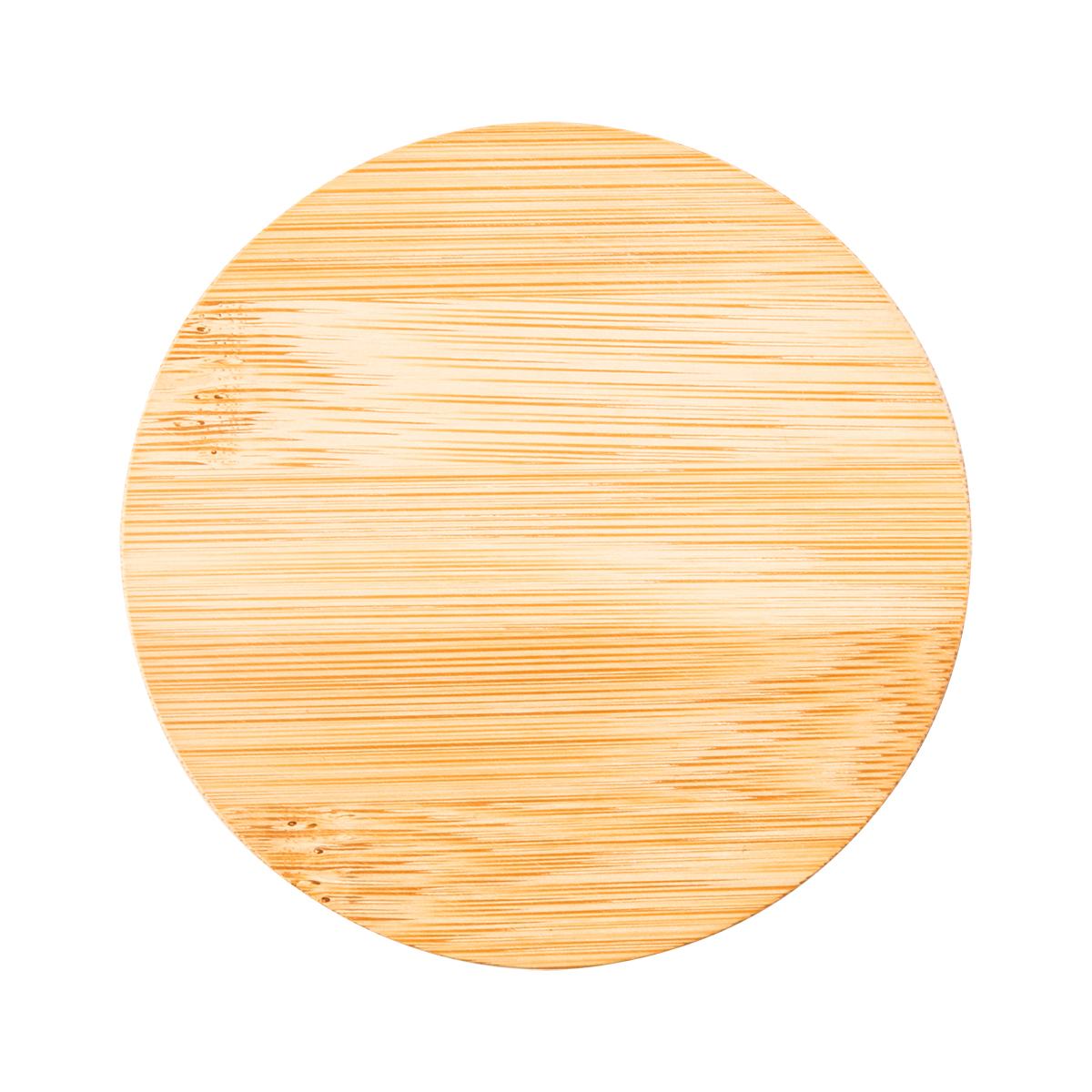 R85309.06 - Kubek ceramiczny z bambusową przykrywką Giulia, biały 