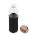R08272.02 - Szklana butelka Refresh 560 ml, czarny 
