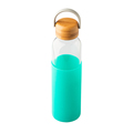 R08272.05 - Szklana butelka Refresh 560 ml, zielony 