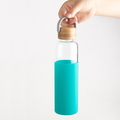 R08272.05 - Szklana butelka Refresh 560 ml, zielony 