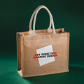R08507.13.A - Torba na zakupy z juty Natural Shopper, beżowy 
